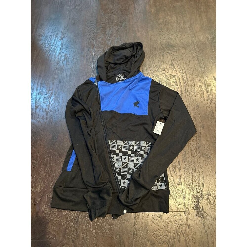 Nwt Harry Potter Ravenclaw Sport Jacket Sz medium Black Blue Triwizard
